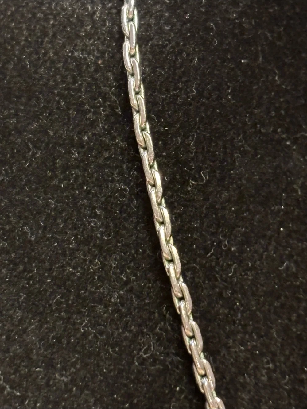 Vintage Monet Silver-Tone Chain Choker/  Necklace 15”